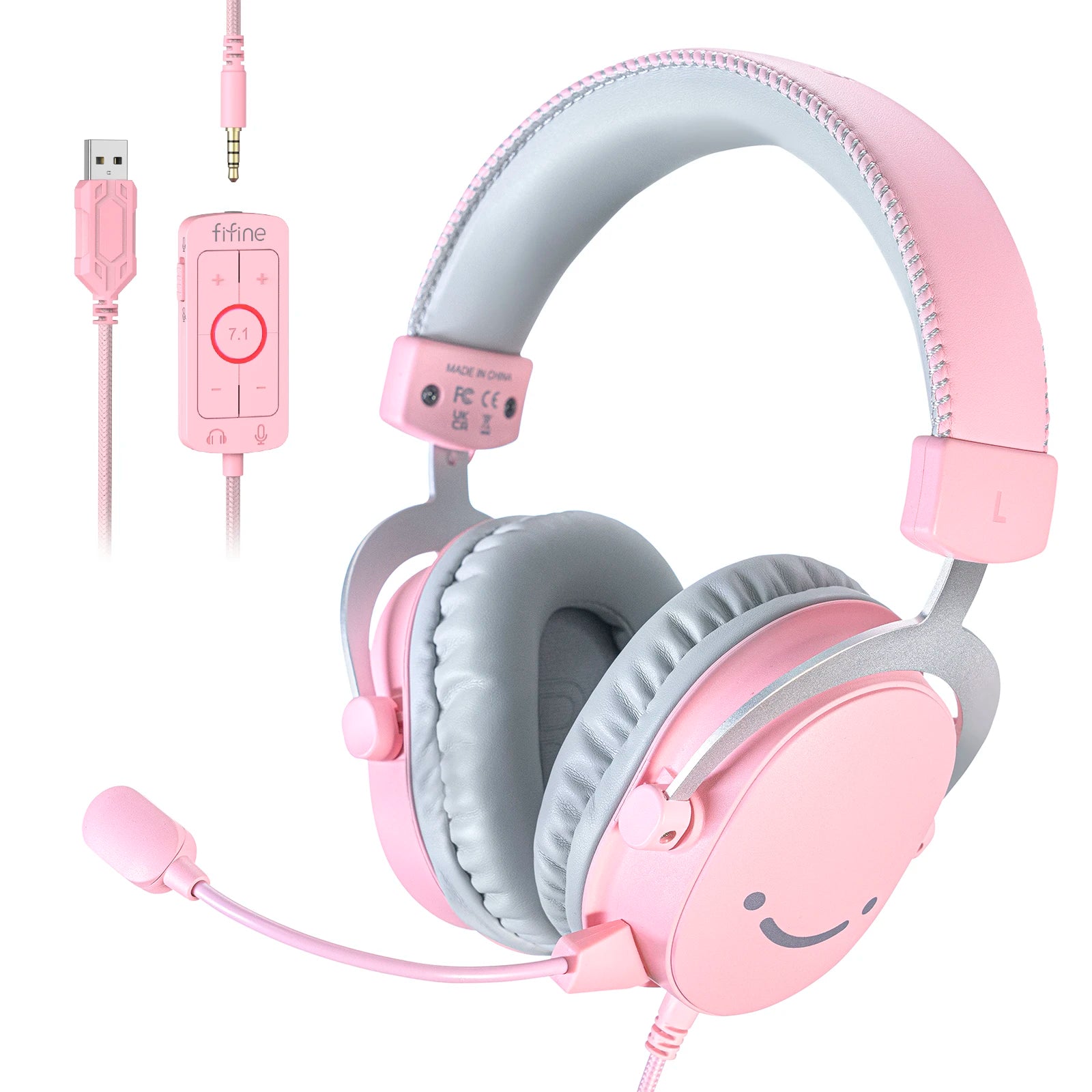 FIFINE Ampligame H9W Gaming Headset 7.1 Surround Sound