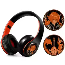Anime Cosplay Bluetooth Wireless Stereo Headphones Character Themed