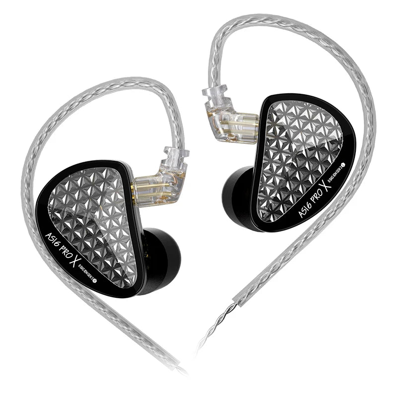 KZ AS16 PRO X Balanced Armature HiFi In-Ear Monitors