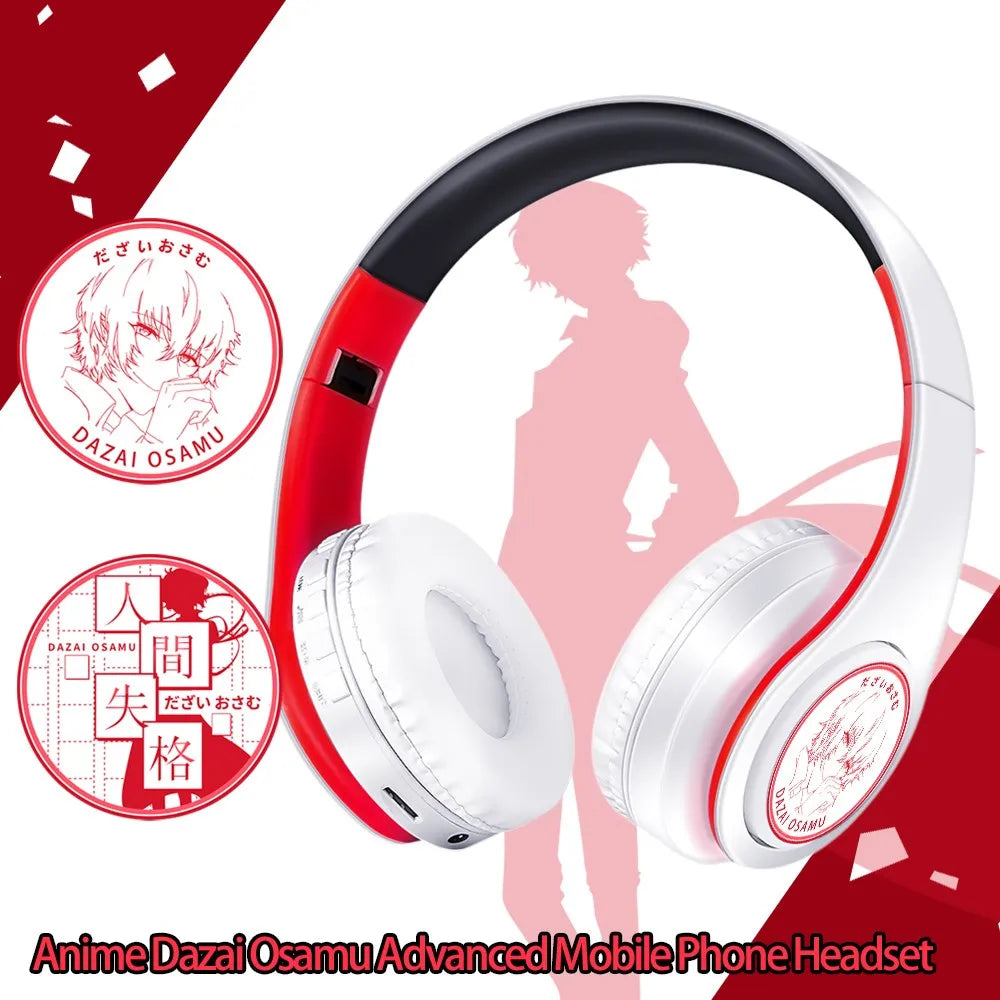 Anime Cosplay Bluetooth Wireless Stereo Headphones Character Themed