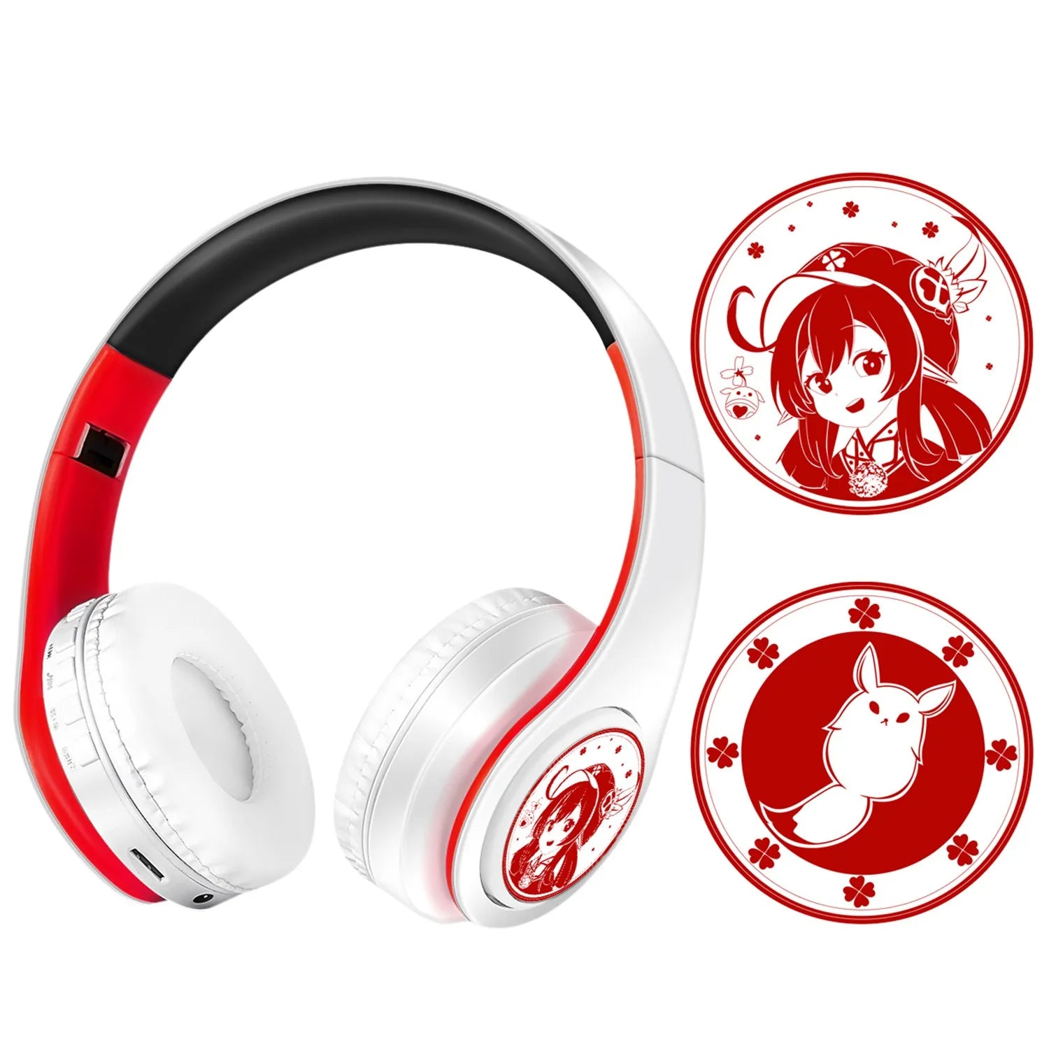 Anime Cosplay Bluetooth Wireless Stereo Headphones Character Themed