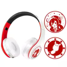 Anime Cosplay Bluetooth Wireless Stereo Headphones Character Themed