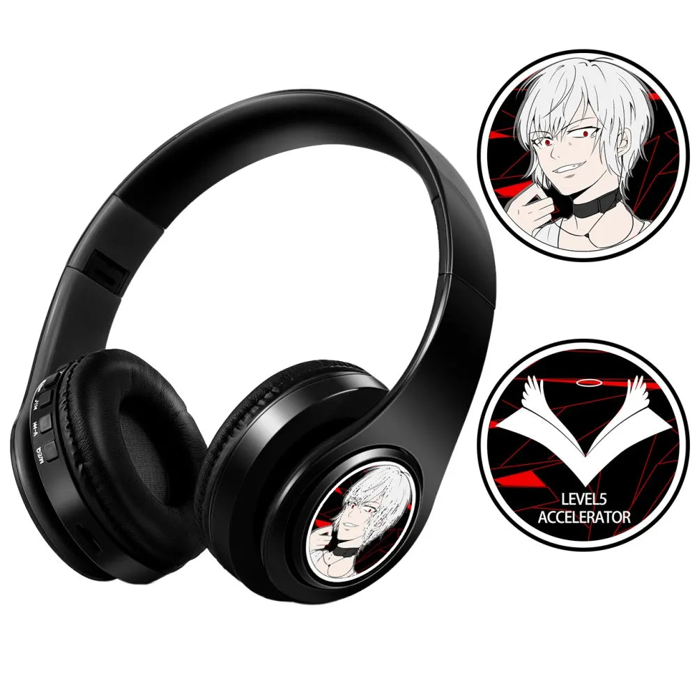 Anime Cosplay Bluetooth Wireless Stereo Headphones Character Themed