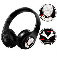 Anime Cosplay Bluetooth Wireless Stereo Headphones Character Themed