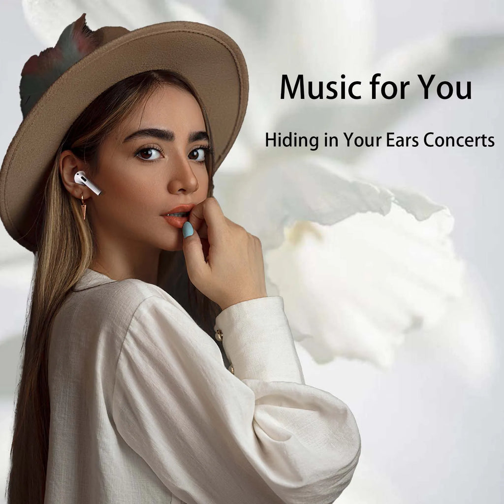 Air Pro4 Wireless Earphones Bluetooth 5.3 In-Ear White