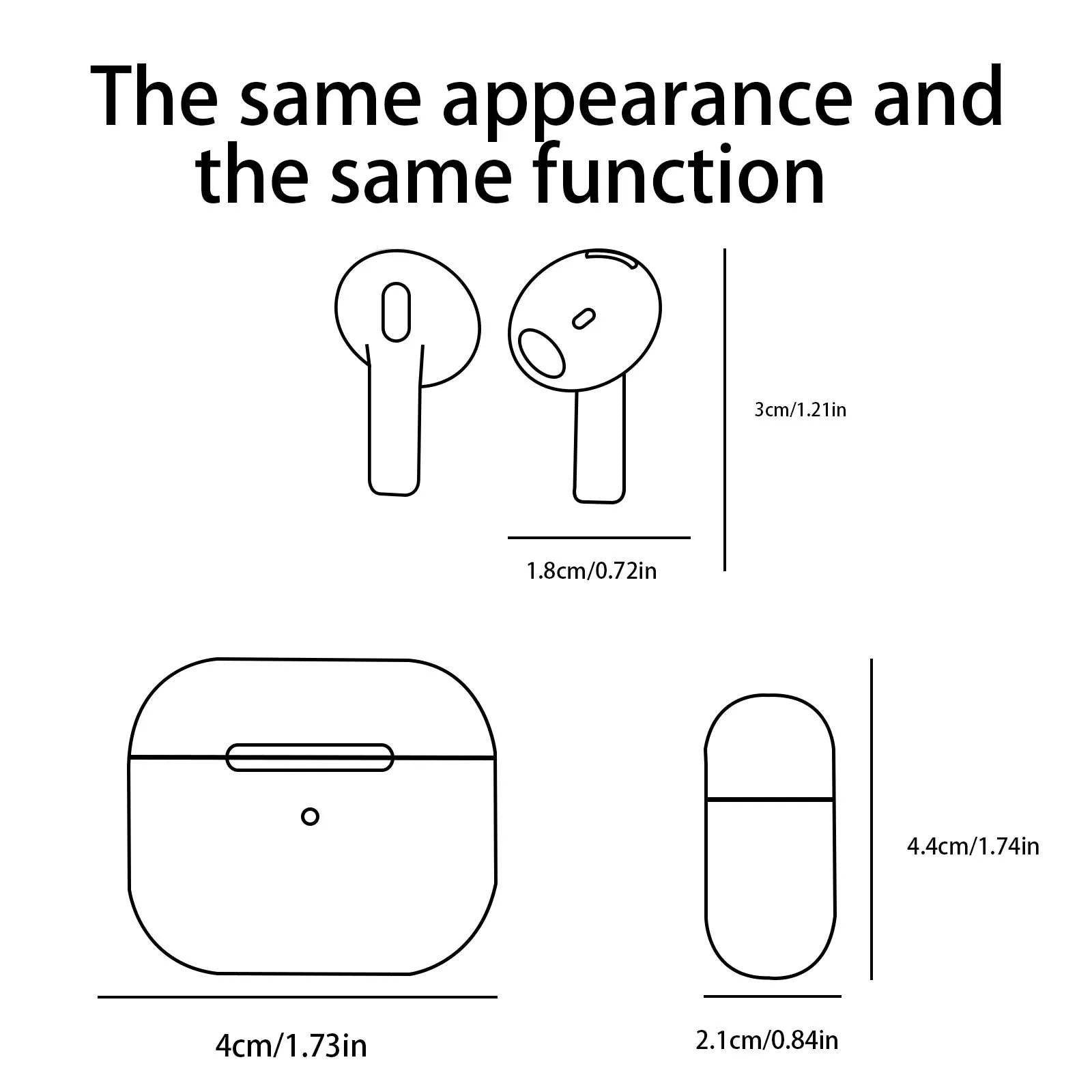 Air Pro4 Wireless Earphones Bluetooth 5.3 In-Ear White