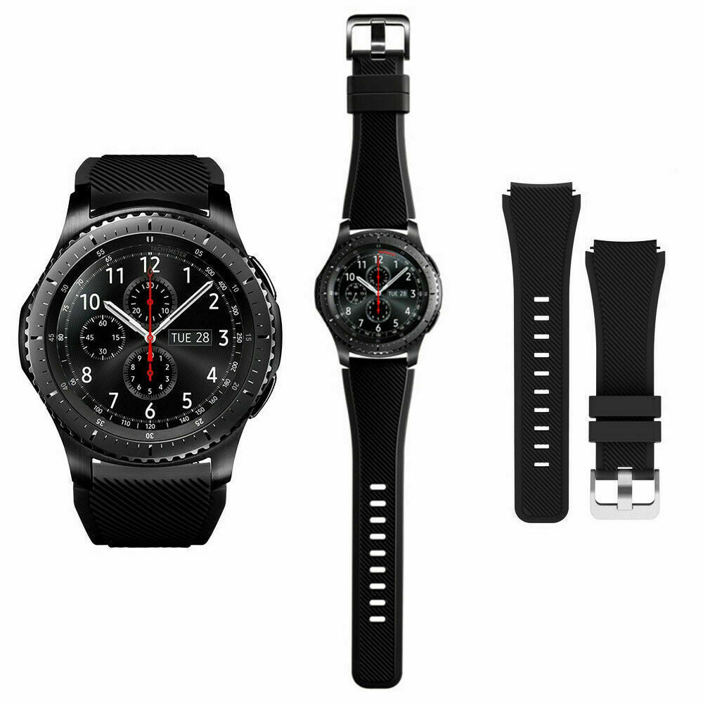 Silicone Sport Band for Samsung Galaxy Watch 3 45mm 22mm