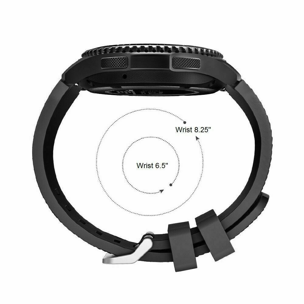Silicone Sport Band for Samsung Galaxy Watch 3 45mm 22mm