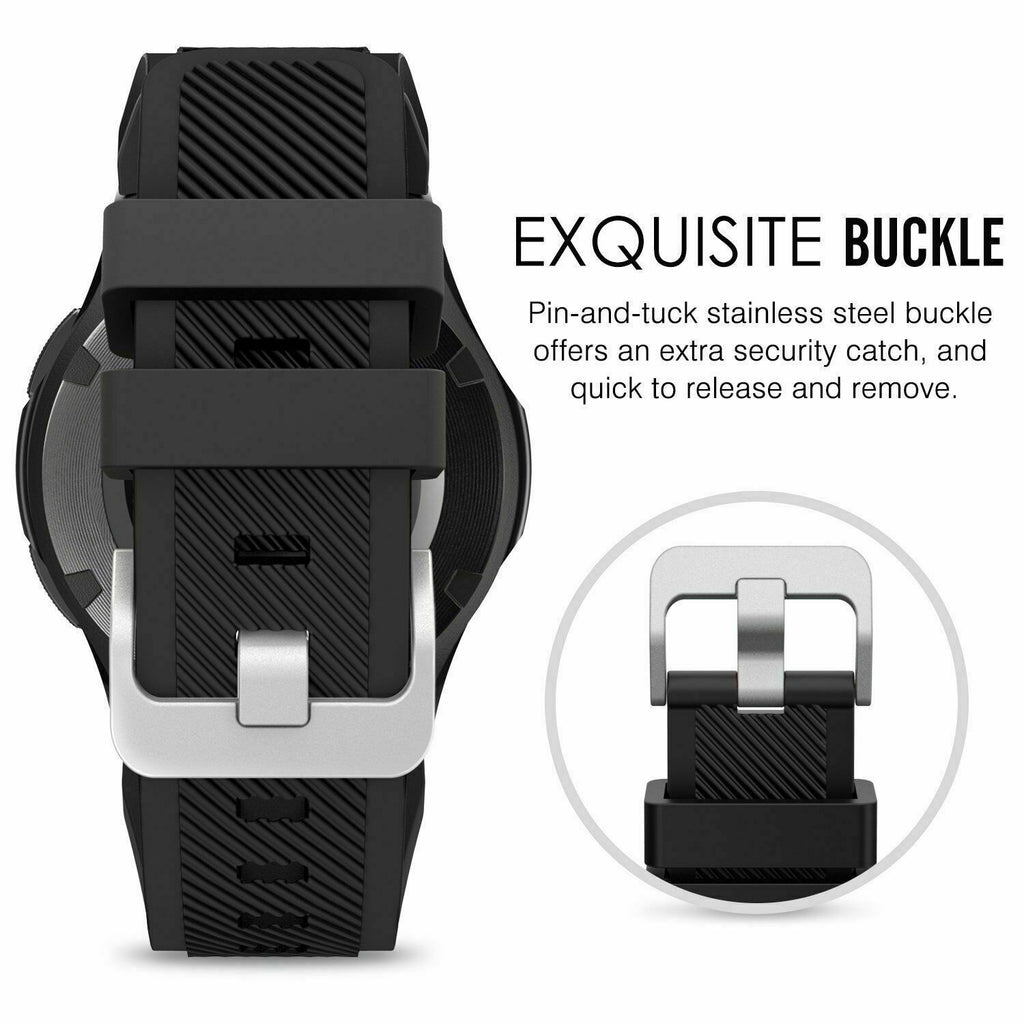 Silicone Sport Band for Samsung Galaxy Watch 3 45mm 22mm