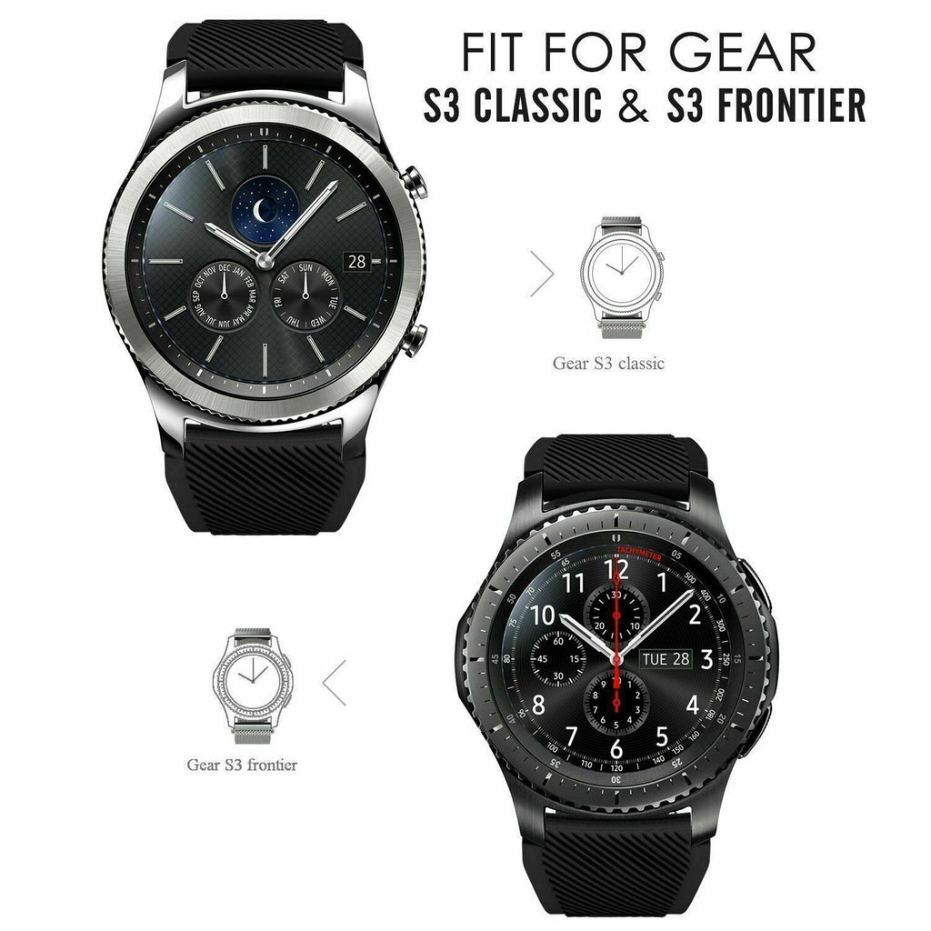 Silicone Sport Band for Samsung Galaxy Watch 3 45mm 22mm