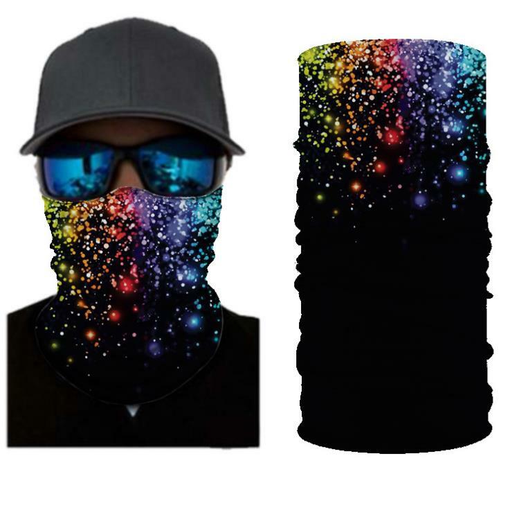 Unbranded Balaclava Face Mask Gaiter SPF40 Biker Bandana Unisex