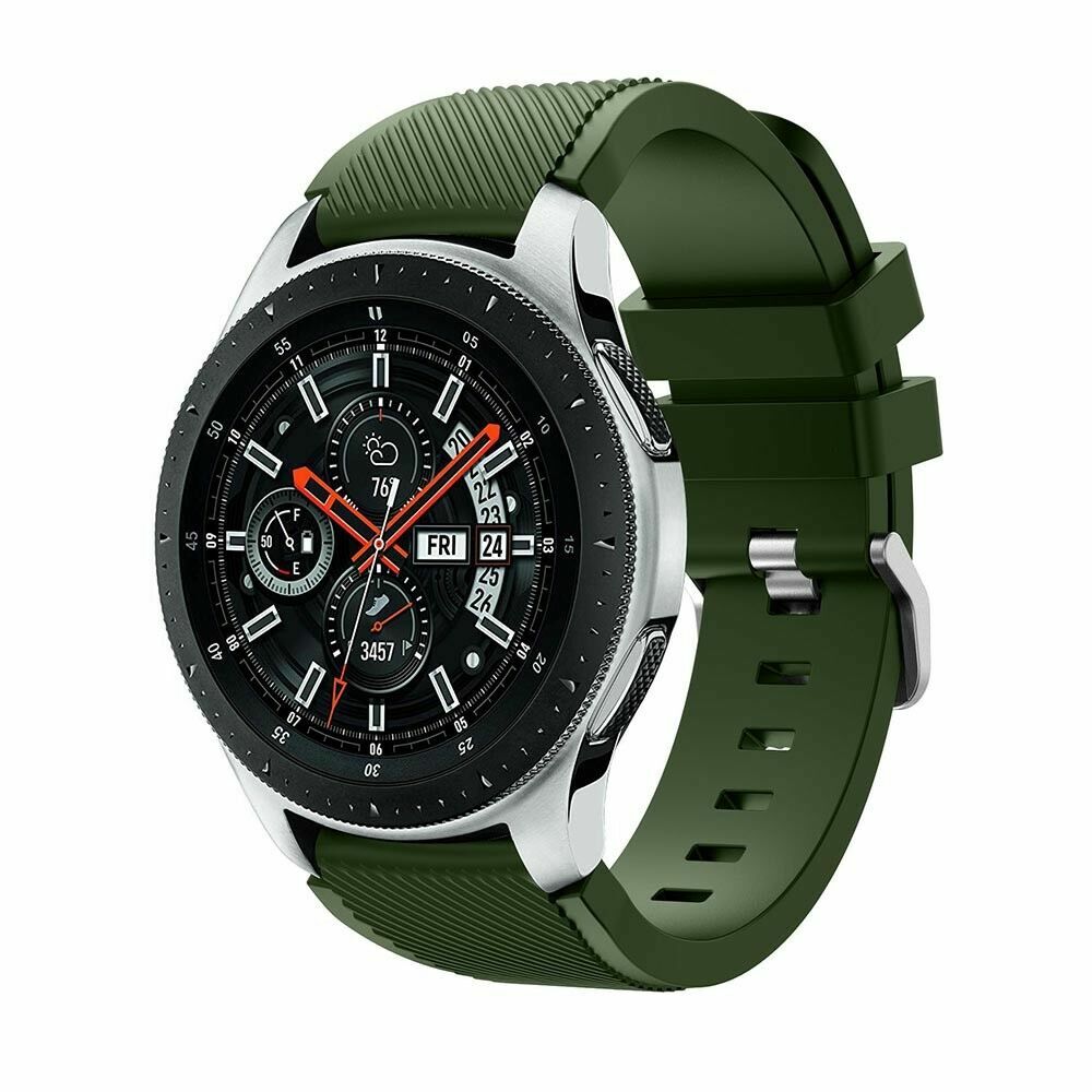 Silicone Sport Band for Samsung Galaxy Watch 3 45mm 22mm