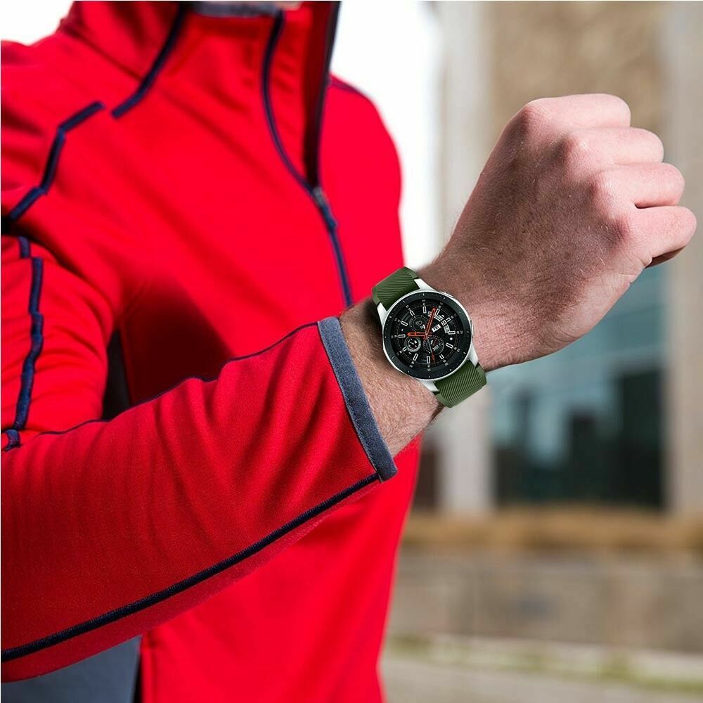 Silicone Sport Band for Samsung Galaxy Watch 3 45mm 22mm