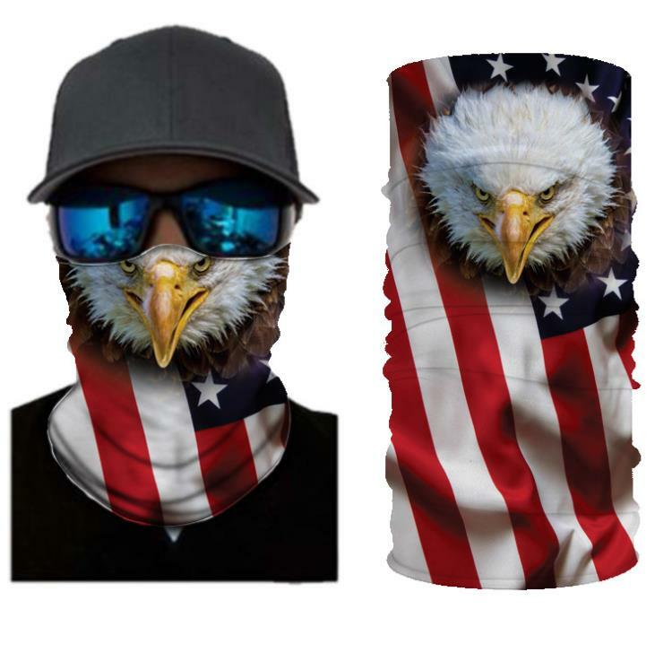 Unbranded Balaclava Face Mask Gaiter SPF40 Biker Bandana Unisex
