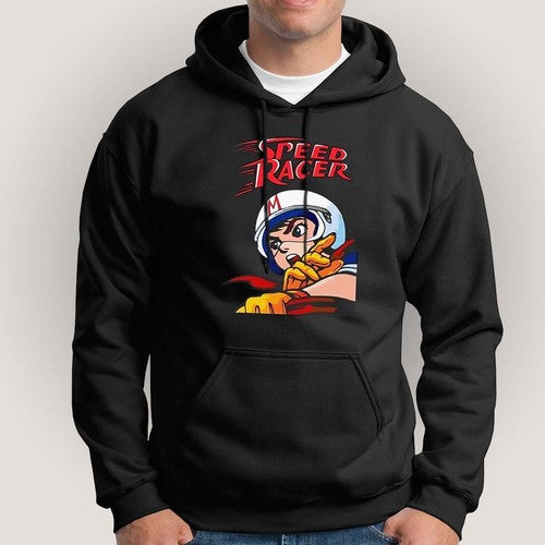 Gildan Speed Racer Men's Pullover Hoodie Graphic Sweatshirt